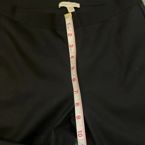 Eileen Fisher Elastic Waist Black Dress Pants Size Small - Picture 6 of 10
